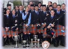 image of an award winning pipe band
